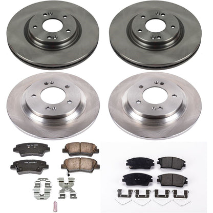 PowerStop 18-19 Hyundai Elantra GT Front & Rear Autospecialty Brake Kit (KOE8284)