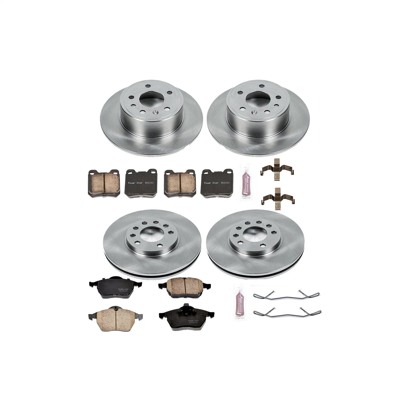 PowerStop 97-98 Saab 900 Front & Rear Autospecialty Brake Kit (KOE833)