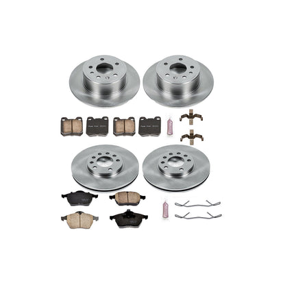 PowerStop 97-98 Saab 900 Front & Rear Autospecialty Brake Kit (KOE833)