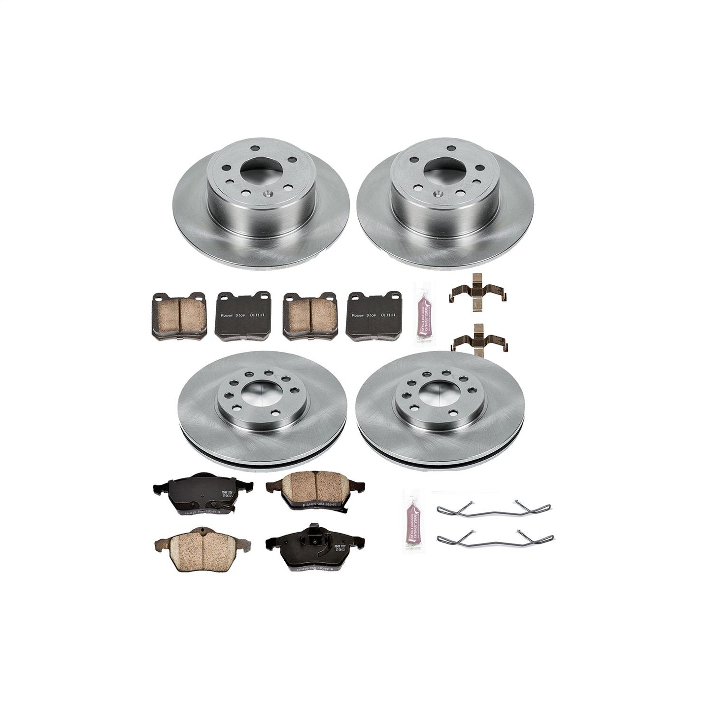 PowerStop 99-03 Saab 9-3 Front & Rear Autospecialty Brake Kit (KOE835)