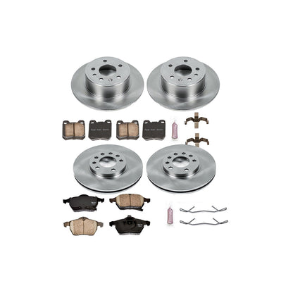 PowerStop 99-03 Saab 9-3 Front & Rear Autospecialty Brake Kit (KOE835)