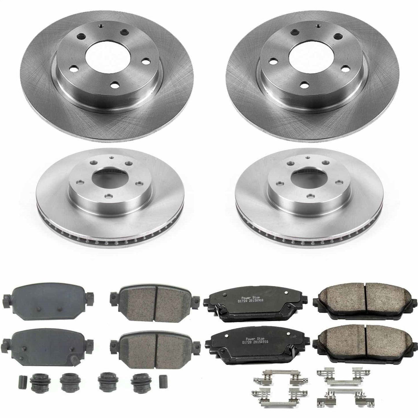 PowerStop 2019 Mazda CX-3 Front & Rear Autospecialty Brake Kit (KOE8350)
