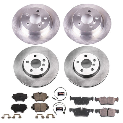PowerStop 2019 Mini Cooper Clubman Front & Rear Autospecialty Brake Kit (KOE8355)