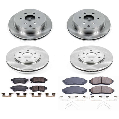PowerStop 2019 Nissan Frontier Front & Rear Autospecialty Brake Kit (KOE8357)