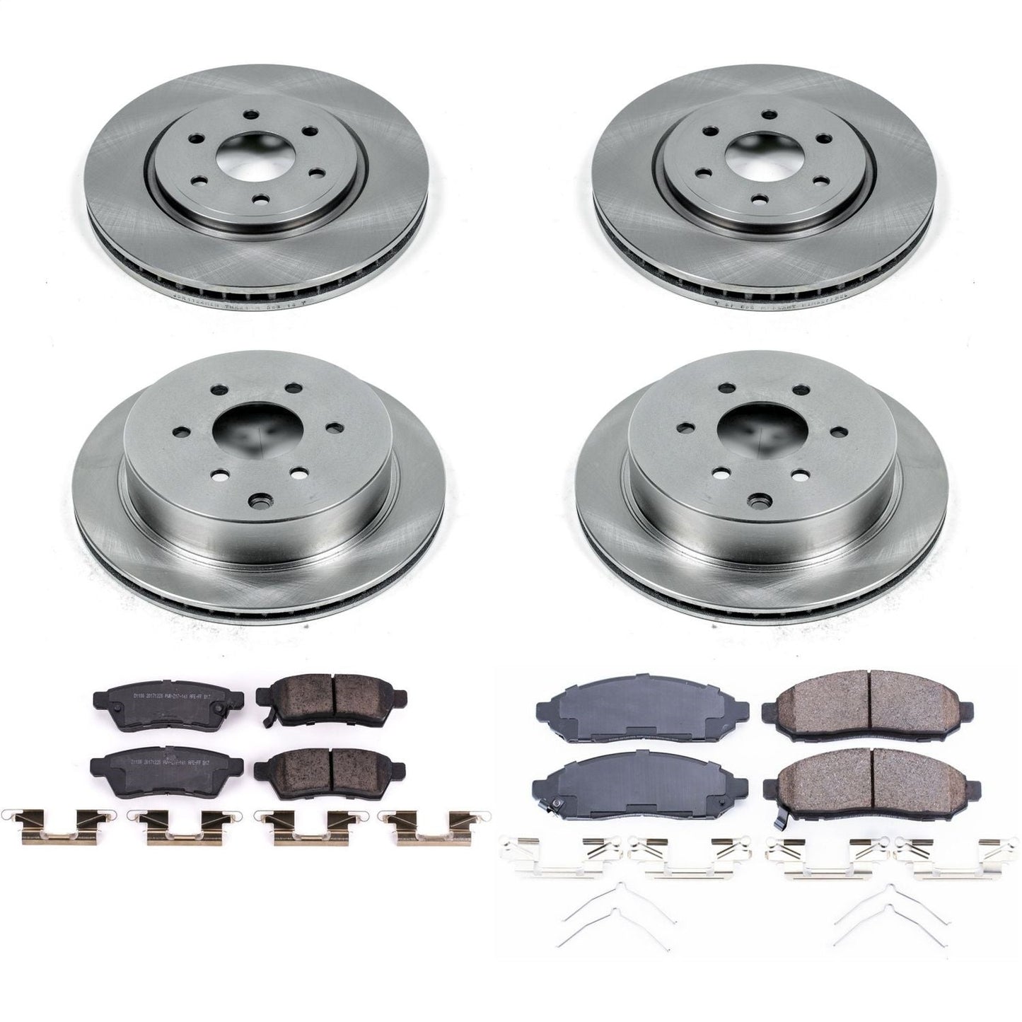 PowerStop 2019 Nissan Frontier Front & Rear Autospecialty Brake Kit (KOE8358)