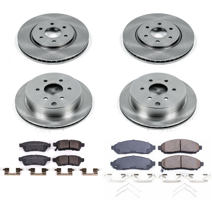 PowerStop 2019 Nissan Frontier Front & Rear Autospecialty Brake Kit (KOE8358)