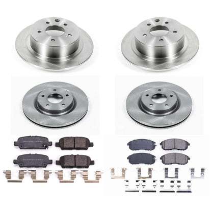 PowerStop 2019 Nissan Sentra Front & Rear Autospecialty Brake Kit (KOE8360)