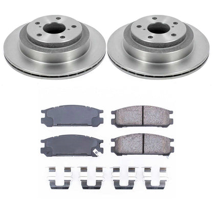 PowerStop 91-94 Subaru Legacy Rear Autospecialty Brake Kit (KOE8382)