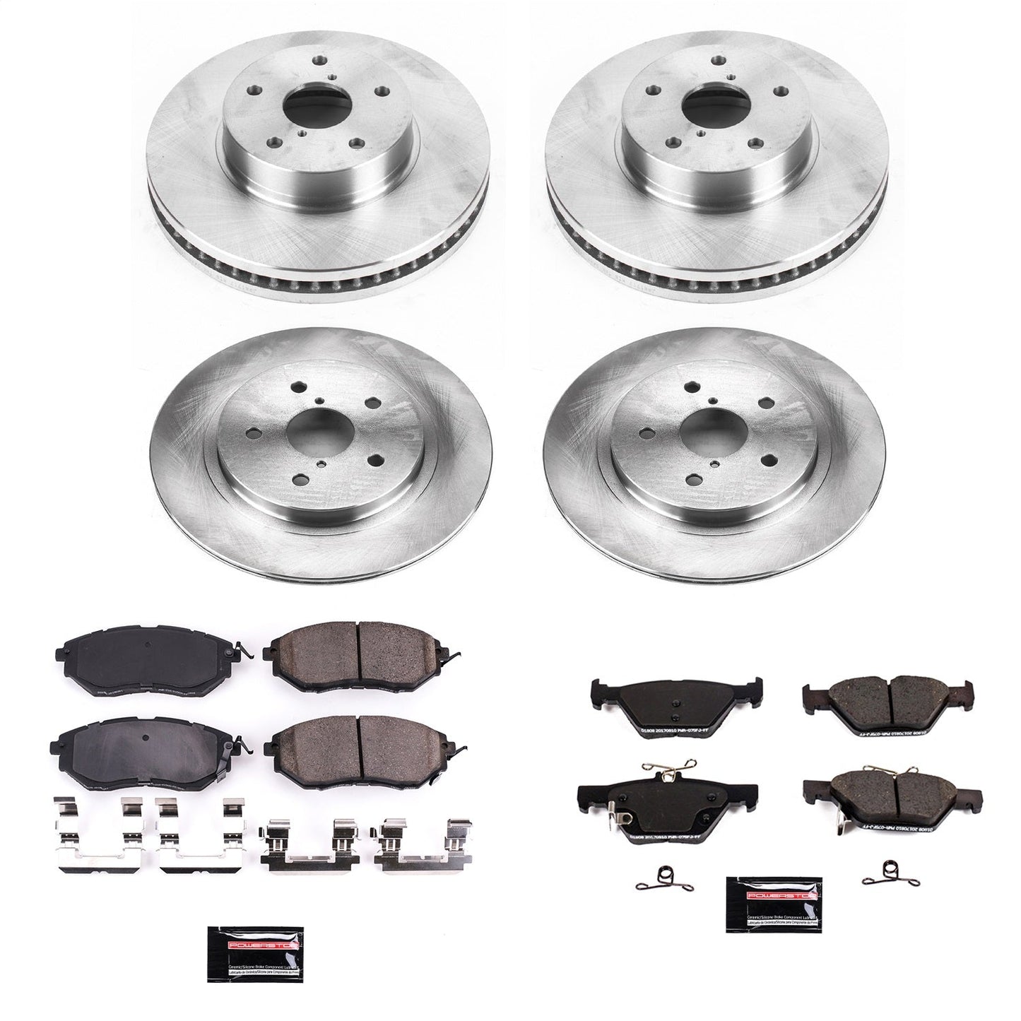 PowerStop 2015 Subaru Legacy Front & Rear Autospecialty Brake Kit (KOE8405)