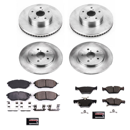 PowerStop 2015 Subaru Legacy Front & Rear Autospecialty Brake Kit (KOE8405)