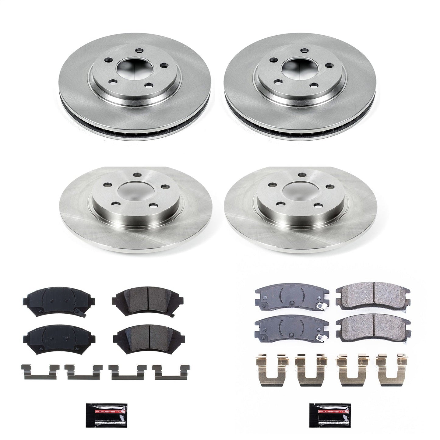 PowerStop 2005 Cadillac DeVille Front & Rear Autospecialty Brake Kit (KOE8438)