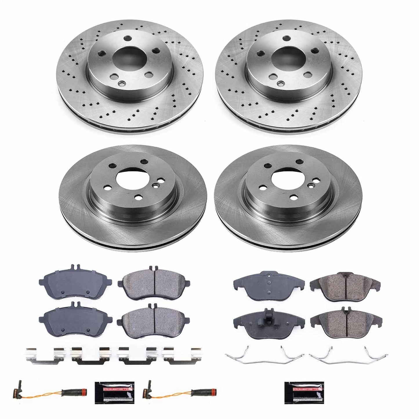 PowerStop 12-16 Mercedes-Benz C250 Front & Rear Autospecialty Brake Kit (KOE8439)