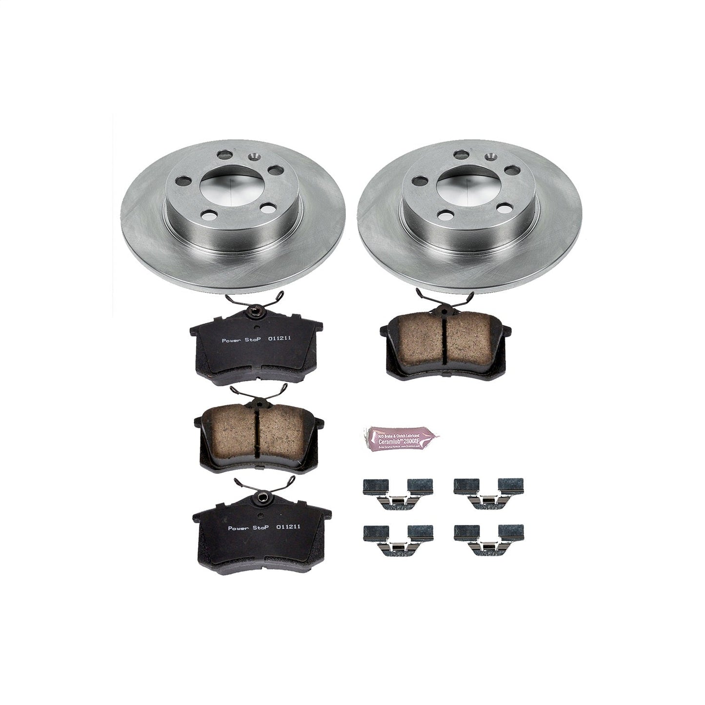 PowerStop 98-10 Volkswagen Beetle Rear Autospecialty Brake Kit (KOE847)