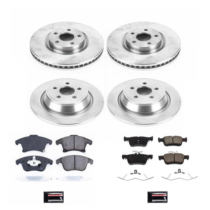 PowerStop 19-20 Ford Police Responder Hybrid Front & Rear Autospecialty Brake Kit (KOE8541)