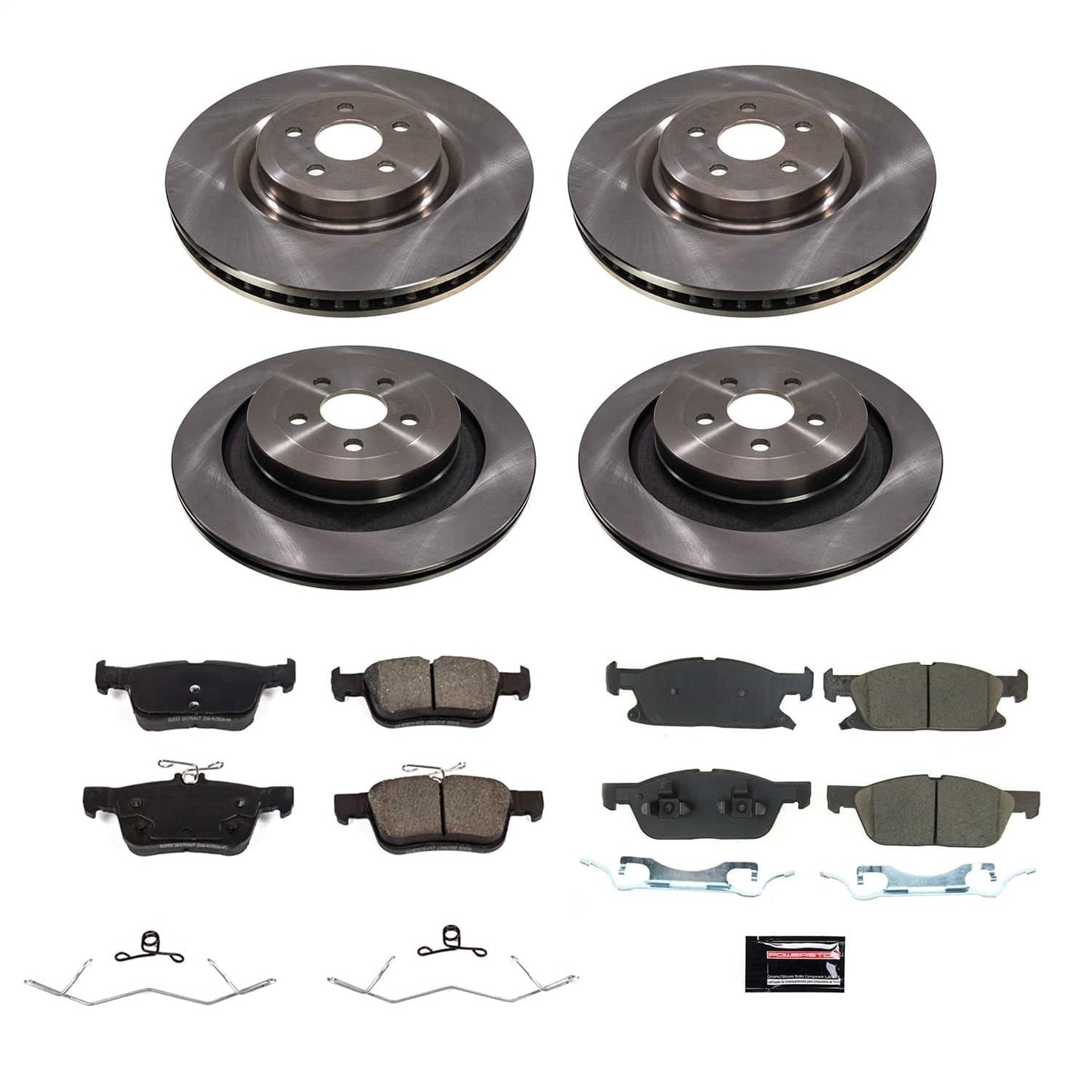 PowerStop 19-22 Ford Edge Front and Rear Autospecialty Brake Kit (KOE8543)