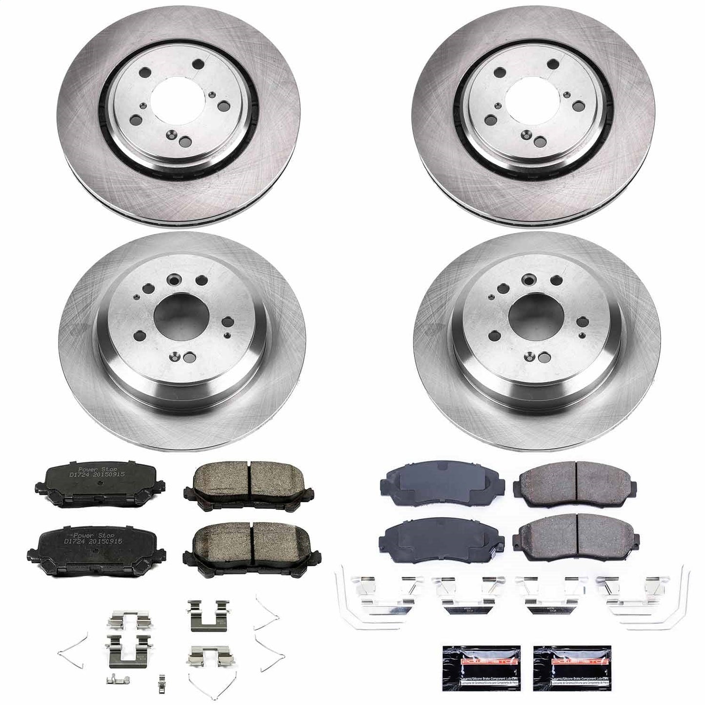 PowerStop 19-20 Honda Passport Front & Rear Autospecialty Brake Kit (KOE8613)