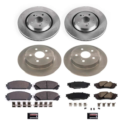 PowerStop 20-21 Toyota Avalon Front & Rear Autospecialty Brake Kit (KOE8633)