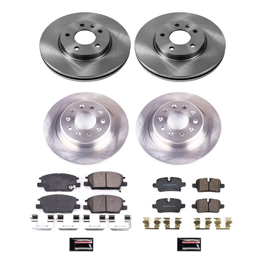 PowerStop 2020 Chevrolet Malibu Front & Rear Autospecialty Brake Kit (KOE8685)