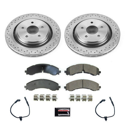 PowerStop 2020 GMC Sierra 2500 HD Rear Autospecialty Brake Kit (KOE8713)