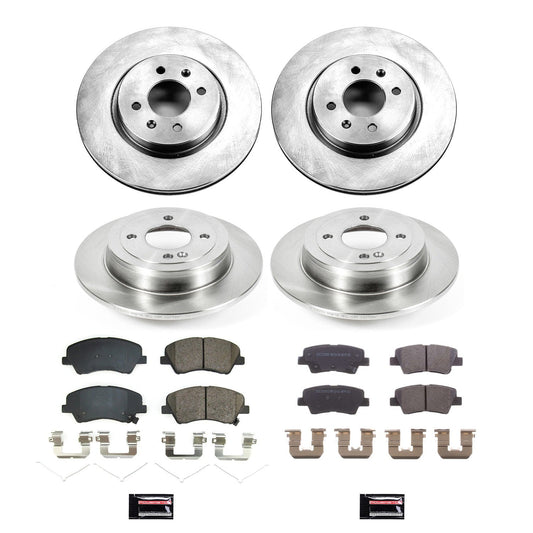 PowerStop 2018 Kia Rio Front & Rear Autospecialty Brake Kit (KOE8724)