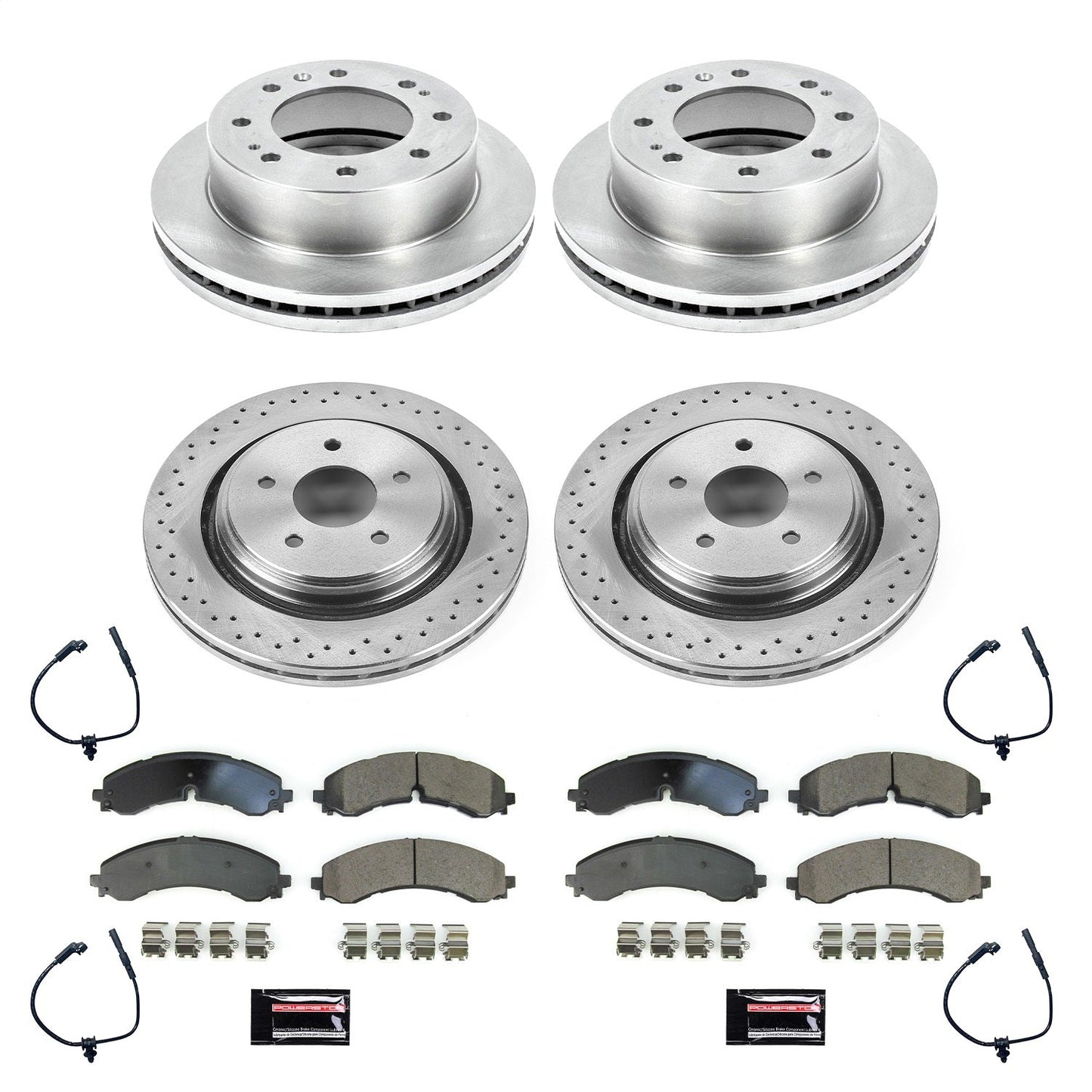 PowerStop 2020 GMC Sierra 2500 HD Front & Rear Autospecialty Brake Kit (KOE8732)