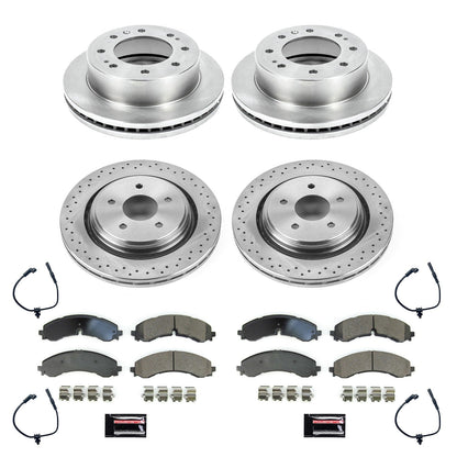 PowerStop 2020 GMC Sierra 2500 HD Front & Rear Autospecialty Brake Kit (KOE8732)