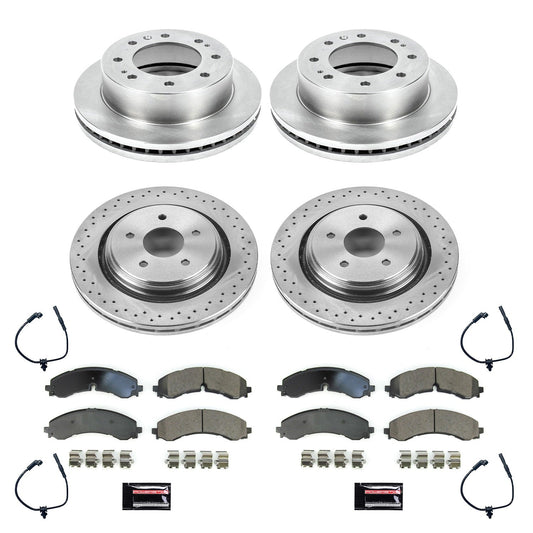 PowerStop 2020 GMC Sierra 2500 HD Front & Rear Autospecialty Brake Kit (KOE8732)