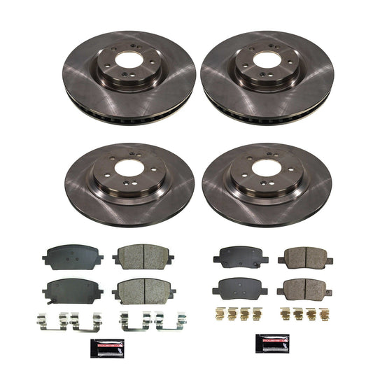 PowerStop 2021 Kia Sorento Front and Rear Autospecialty Brake Kit (KOE8733)