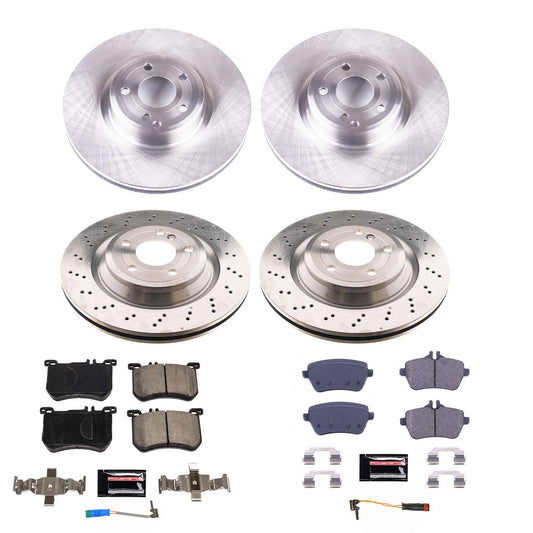 PowerStop 19-20 Mercedes-Benz SL550 Front & Rear Autospecialty Brake Kit (KOE8734)