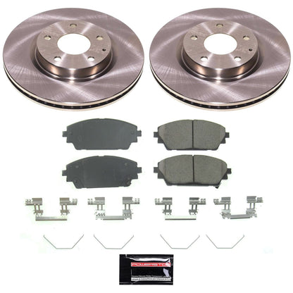 PowerStop 19-23 Mazda 3 Front Autospecialty Brake Kit (KOE8754)