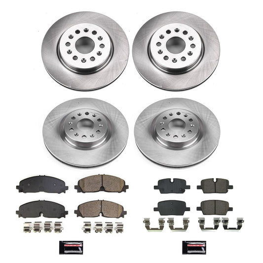 PowerStop 2021 Cadillac XT5 Front & Rear Autospecialty Brake Kit (KOE8796)