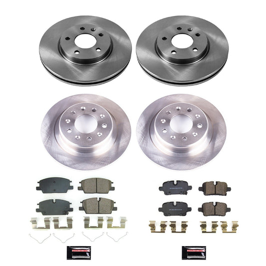 PowerStop 2021 Chevrolet Malibu Front & Rear Autospecialty Brake Kit (KOE8799)