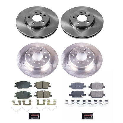 PowerStop 2021 Chevrolet Malibu Front & Rear Autospecialty Brake Kit (KOE8800)