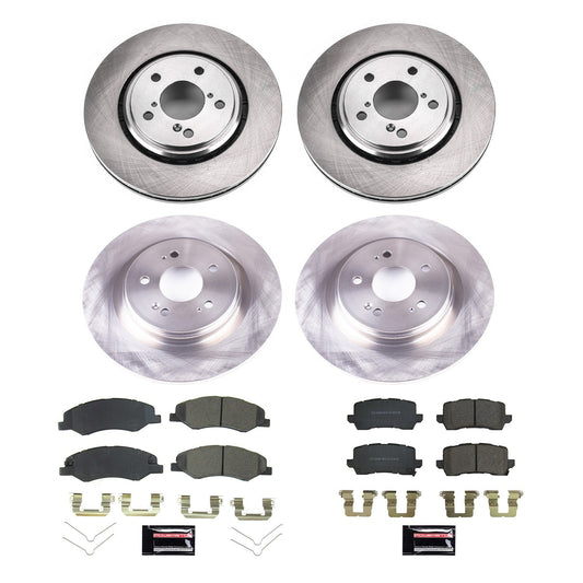 PowerStop 2021 Honda Odyssey Front & Rear Autospecialty Brake Kit (KOE8807)