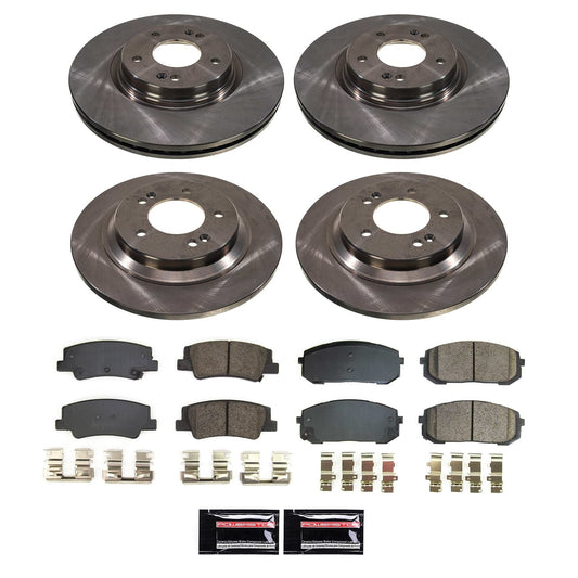 PowerStop 21-23 Kia K5 Front and Rear Autospecialty Brake Kit (KOE8809)