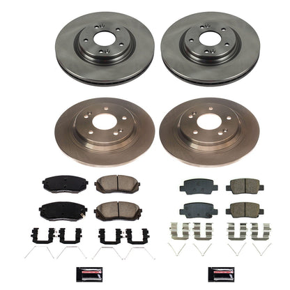 PowerStop 2021 Kia Seltos Front & Rear Autospecialty Brake Kit (KOE8811)