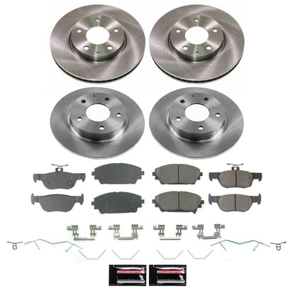 PowerStop 19-23 Mazda 3 Front and Rear Autospecialty Brake Kit (KOE8814)