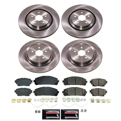 PowerStop 20-22 Toyota Highlander Front and Rear Autospecialty Brake Kit (KOE8817)