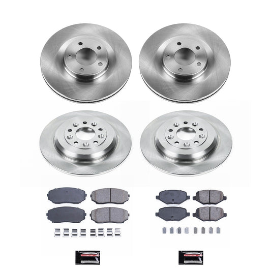 PowerStop 13-14 Ford Edge Front & Rear Autospecialty Brake Kit (KOE8847)