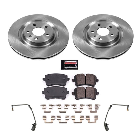 PowerStop 13-14 Audi A8 Quattro Rear Autospecialty Brake Kit (KOE8850)