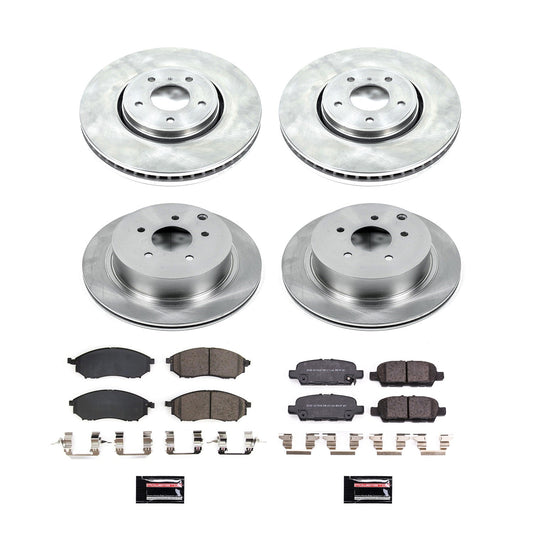 PowerStop 2014 Infiniti QX70 Front & Rear Autospecialty Brake Kit (KOE8878)