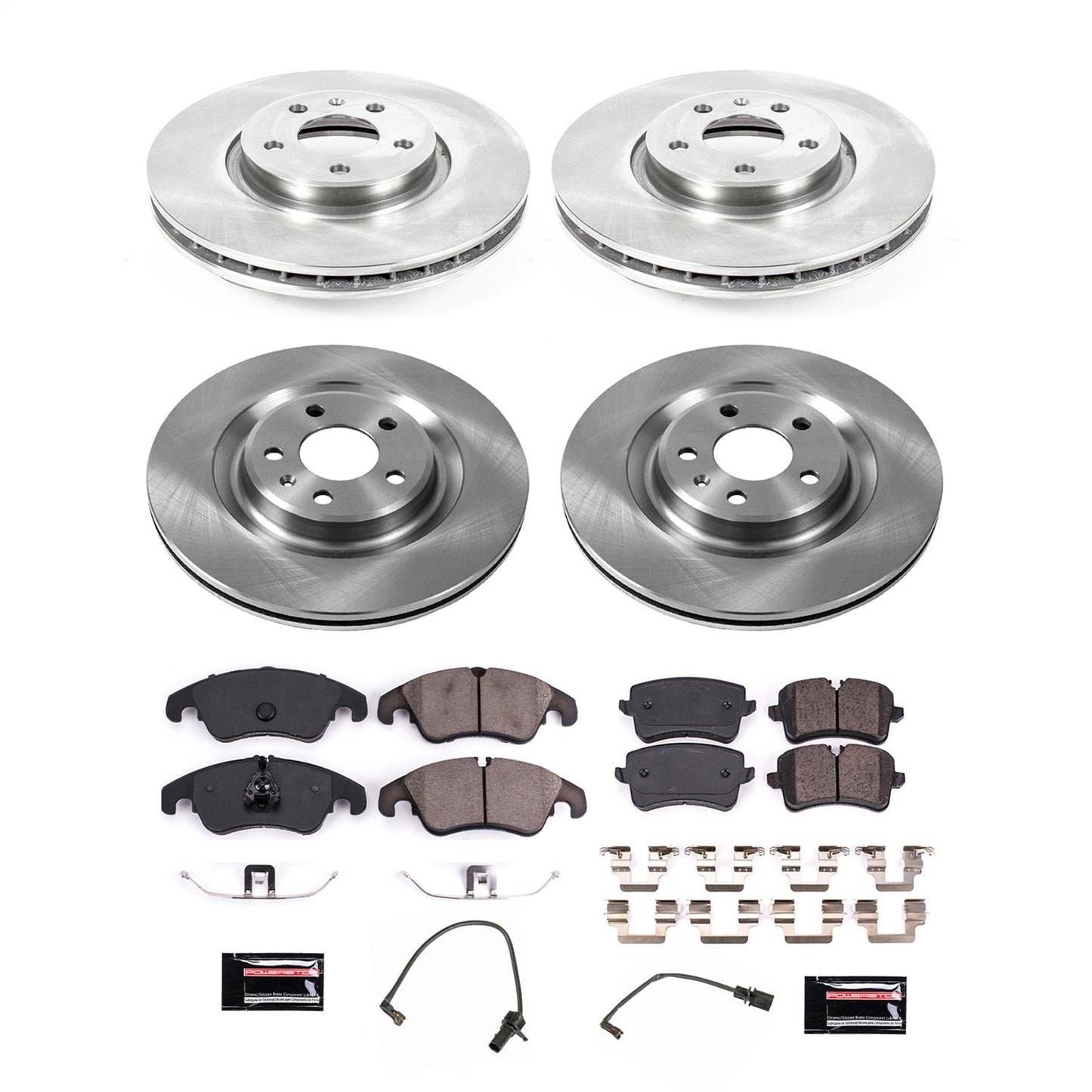 PowerStop 2013 Audi A6 Quattro Front & Rear Autospecialty Brake Kit (KOE8883)
