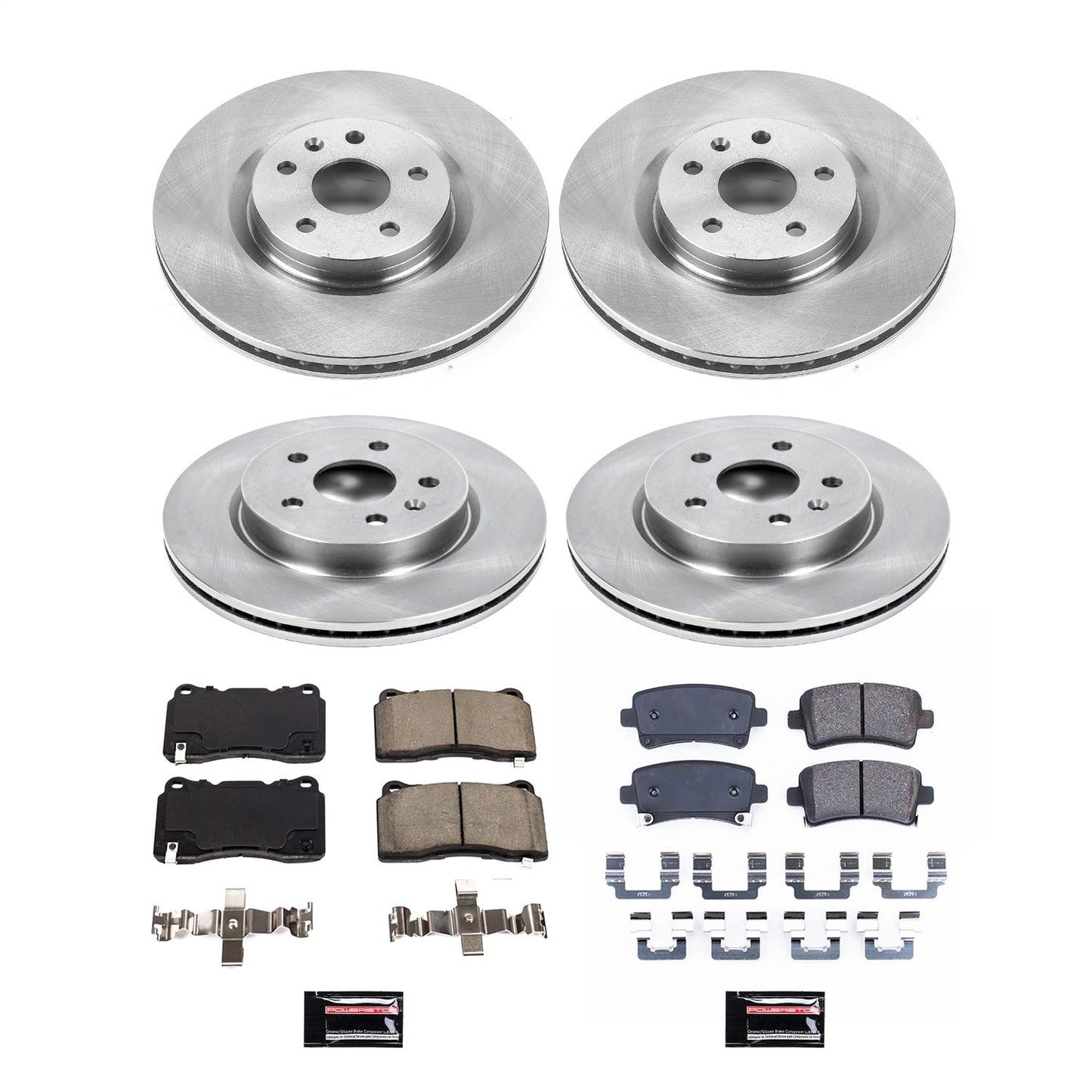 PowerStop 13-19 Cadillac XTS Front & Rear Autospecialty Brake Kit (KOE8885)