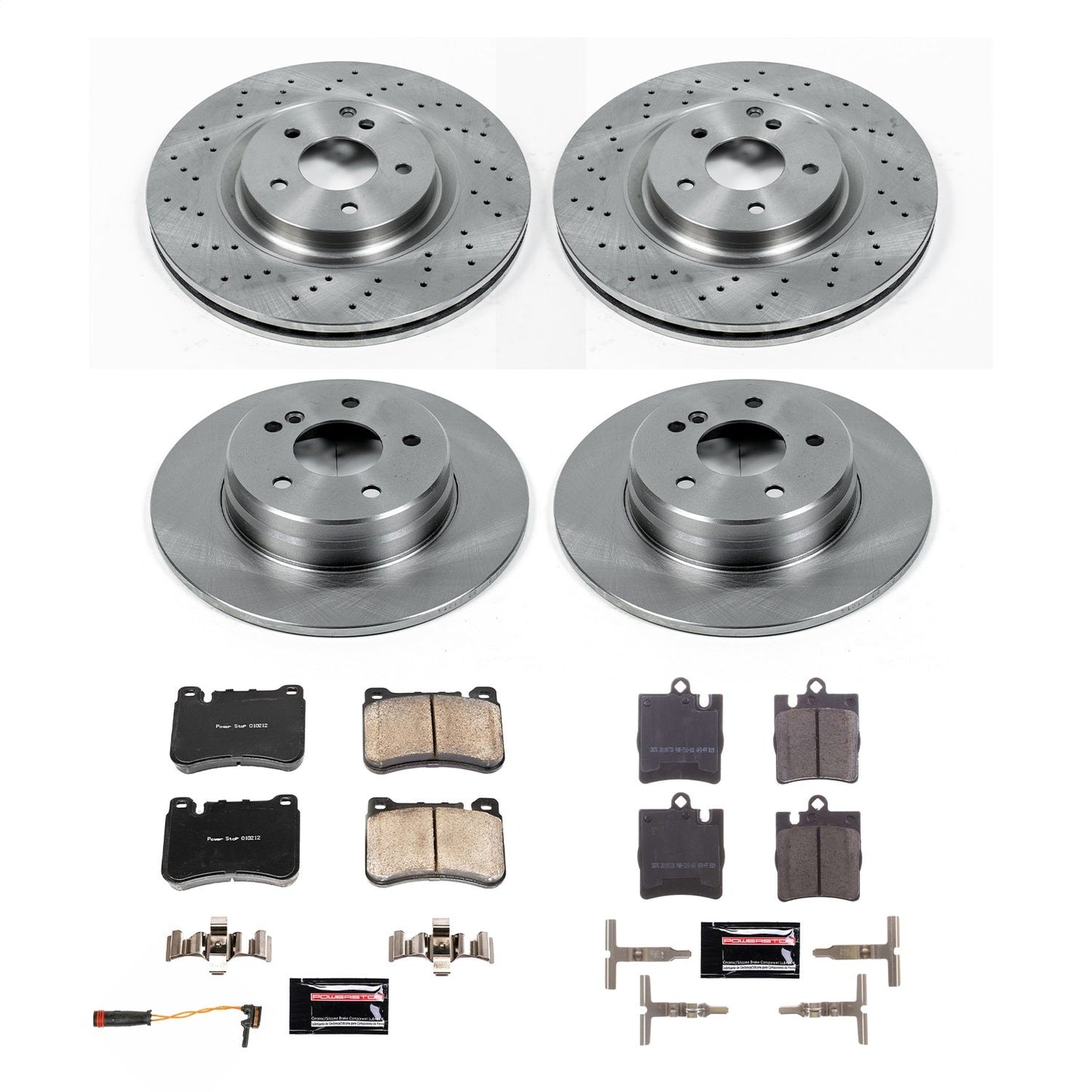 PowerStop 06-08 Mercedes-Benz SLK280 Front & Rear Autospecialty Brake Kit (KOE8887)