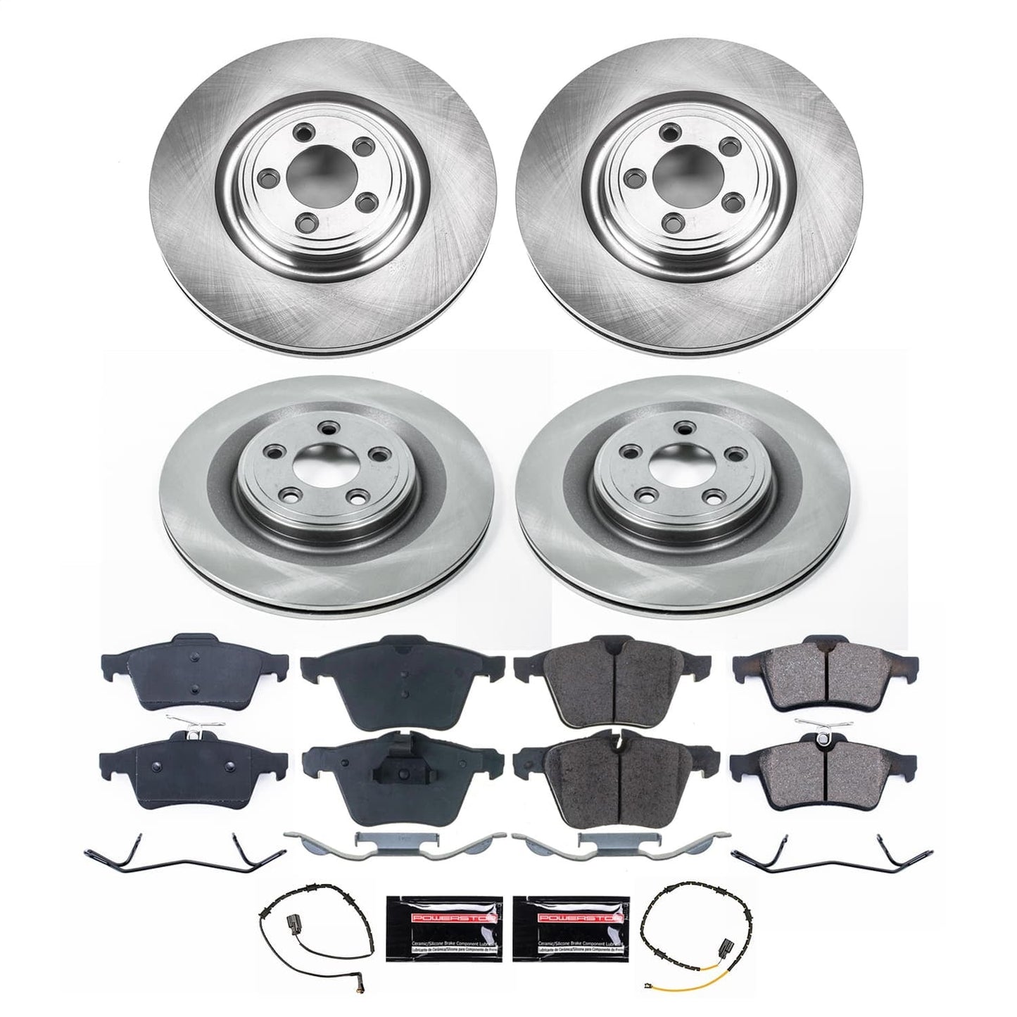 PowerStop 13-15 Jaguar XJ Front and Rear Autospecialty Brake Kit (KOE8891)