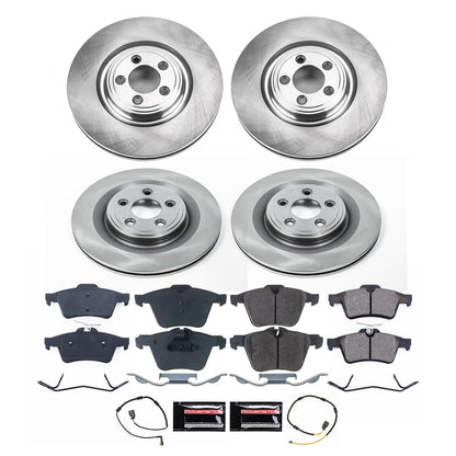 PowerStop 13-15 Jaguar XJ Front and Rear Autospecialty Brake Kit (KOE8891)