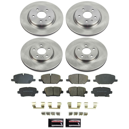 PowerStop 20-21 Cadillac XT4 Front and Rear Autospecialty Brake Kit (KOE8898)