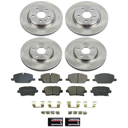 PowerStop 20-21 Cadillac XT4 Front and Rear Autospecialty Brake Kit (KOE8898)
