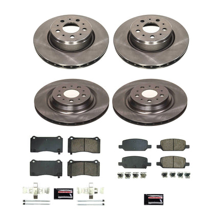 PowerStop 17-21 Tesla 3 Front and Rear Autospecialty Brake Kit (KOE8904)