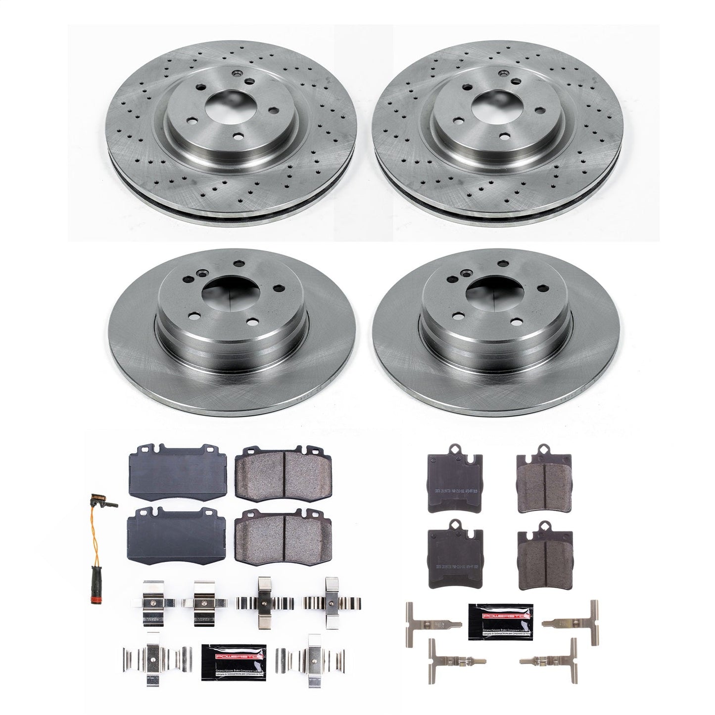 PowerStop 05-06 Mercedes-Benz SLK350 Front & Rear Autospecialty Brake Kit (KOE8913)